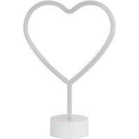 Pink Heart Neon Table Lamp