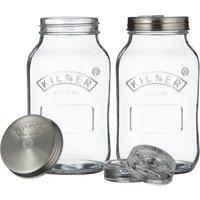 Kilner Set of 2 Fermentation 1 Litre Jars