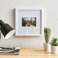 White Oversized Mount Square Photo Frame