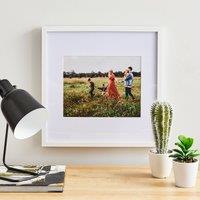 White Oversized Mount Square Photo Frame