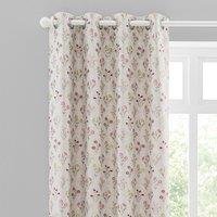 Fleur Floral Jacquard Eyelet Curtains