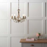 Vogue Bernice Candelabra 5 Light Chandelier