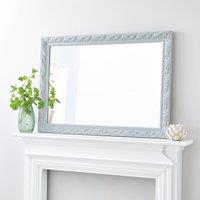 Decorative Wall Mirror, Grey 102x72cm Grey