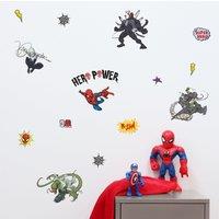 Marvel Spider-Man Wall Stickers white