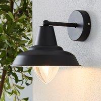 Galley Black Outdoor Wall Light Black