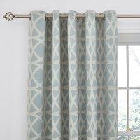 York Jacquard Eyelet Curtains