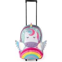 Kid's Unicorn Backpack Suitcase Pink and Purple
