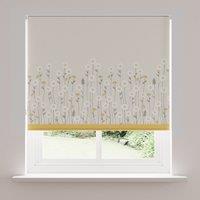 Scandi Flowers Natural Blackout Roller Blind