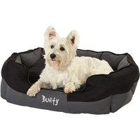 Bunty Black Waterproof Anchor Dog Bed
