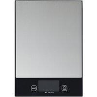 Dunelm Jumbo Electronic Kitchen Scales Silver and Black