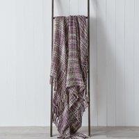 Baoli Woven Throw Plum (Purple)