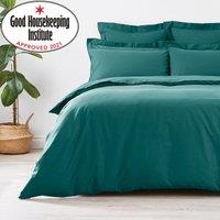 Non Iron Plain Dye Teal Duvet Cover Teal Blue