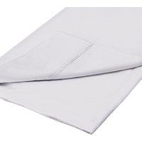 Dorma 500 Thread Count 100% Cotton Sateen Plain Flat Sheet Grey