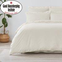 Non Iron Plain Dye Ivory Duvet Cover Natural