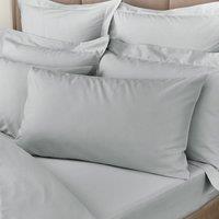 Hotel Cotton 230 Thread Count Sateen Standard Pillowcase Pair Grey