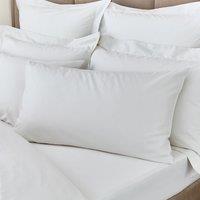Hotel Cotton 230 Thread Count Sateen Standard Pillowcase Pair Cream
