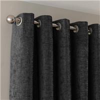 Chenille Eyelet Curtains (Blackout Available)