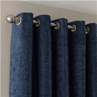 Chenille Eyelet Curtains (Blackout Available)