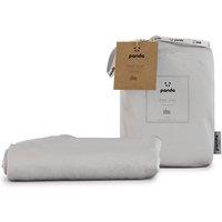 Pack of 2 Panda Kid's Bamboo White Cot Fitted Sheets White