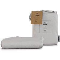 Pack of 2 Panda Kid's Bamboo White Cot Bed Fitted Sheets