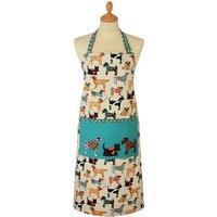 Ulster Weavers Hound Dog Cotton Apron Beige, Blue and Yellow