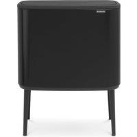 Brabantia Bo Touch 36 Litre Matt Black Bin Black