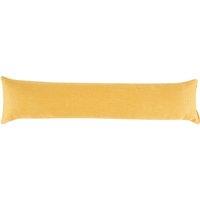 Barkweave Ochre Draught Excluder Yellow