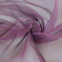 Plum Organza Fabric