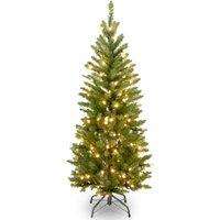 7ft Pre-Lit Kingswood Slim Christmas Tree