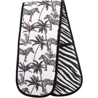 Madagascar Zebra Double Oven Gloves