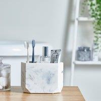 Marble Resin Toothbrush Holder