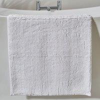 White Mini Bobble Bath Mat White