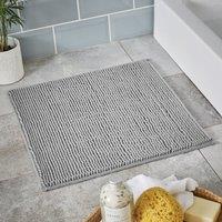 Silver Mini Bobble Shower Mat Silver