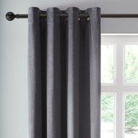 Reversible Velour Eyelet Curtains