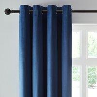 Reversible Velour Eyelet Curtains