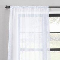 Recycled Polyester White Slot Top Voile White