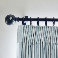 Glowing Stars Extendable Metal Curtain Pole with Rings
