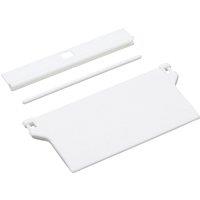 Pack of Five Vertical Blind Hangers and Weights White