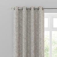 Harlow Natural Eyelet Curtains grey