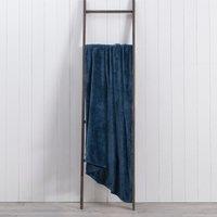 Evan 200cm x 200cm Throw Navy