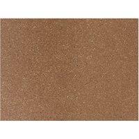 Set of 4 Plain Cork Placemats Brown