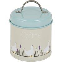 Lucy Goose Metal Coffee Canister Cream
