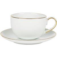 Gold Band Cup & Saucer