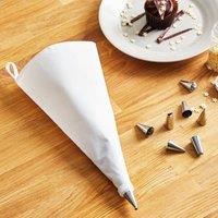 Dunelm Icing Bag with 8 Nozzles White