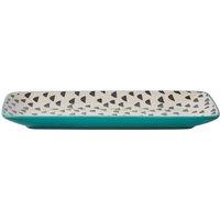 Global Teal Platter