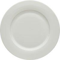 Purity Rim Porcelain Dinner Plate White