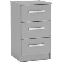 Lynx 3 Drawer Bedside Table