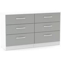 Lynx 6 Drawer Chest Grey