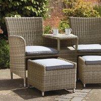 Wentwoth 2 Seater Bistro Set Brown