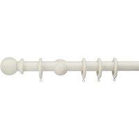 Swish Sherwood Fixed Wooden Curtain Pole with Rings